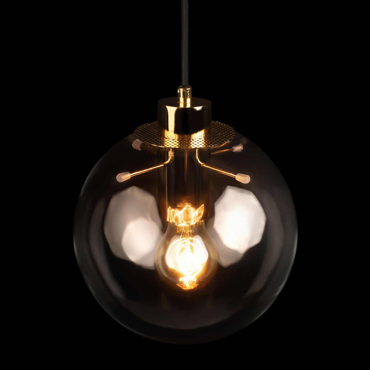 Подвесной светильник 20*21 см, 1*E27*60W LOFT IT Selene 2033-A золото