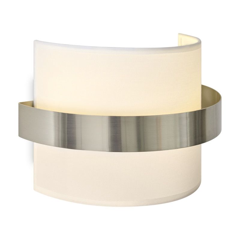 Бра 28*19,5*17,5 см, 2*E14*40W, Freya Bride FR5367WL-02N, никель