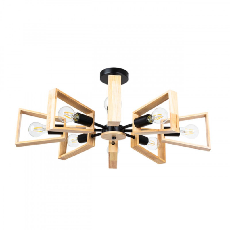 Люстра на штанге 75 см Arte Lamp BRUSSELS A8030PL-8BK черный