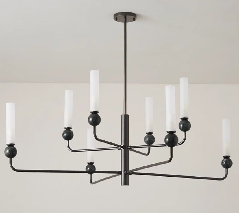 Люстра на штанге Inodesign Stenly Black 8 44.12050