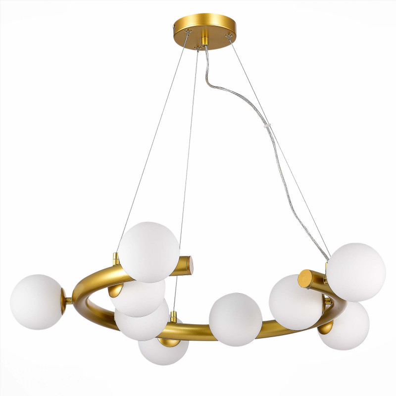 Светильник подвесной 58 см, ST LUCE ASOLO SL1185.203.09 Золотистый