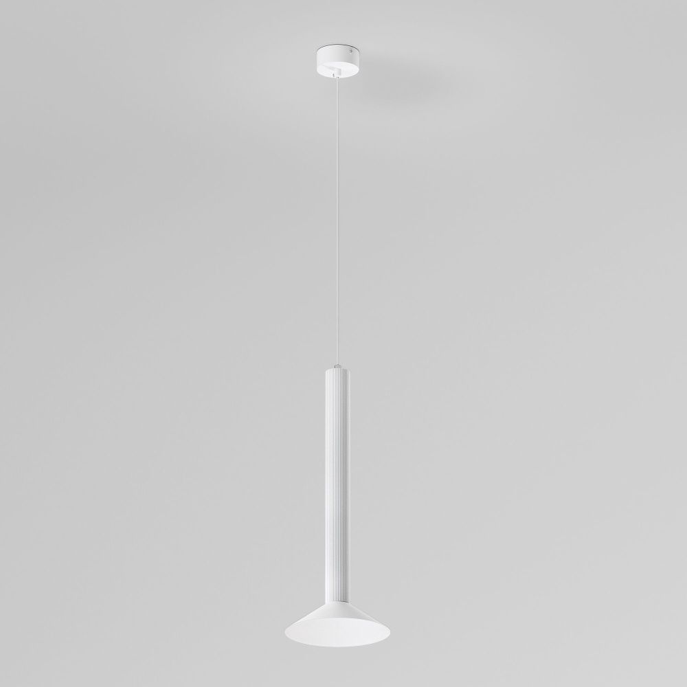 Подвесной акцентный светильник 15*15*156 см, LED, 7W, 3000K, Elektrostandard Fest 50315 LED, белый