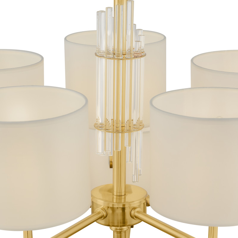 Подвесная люстра Maytoni Alloro MOD088PL-15BS, диаметр 90 см, латунь