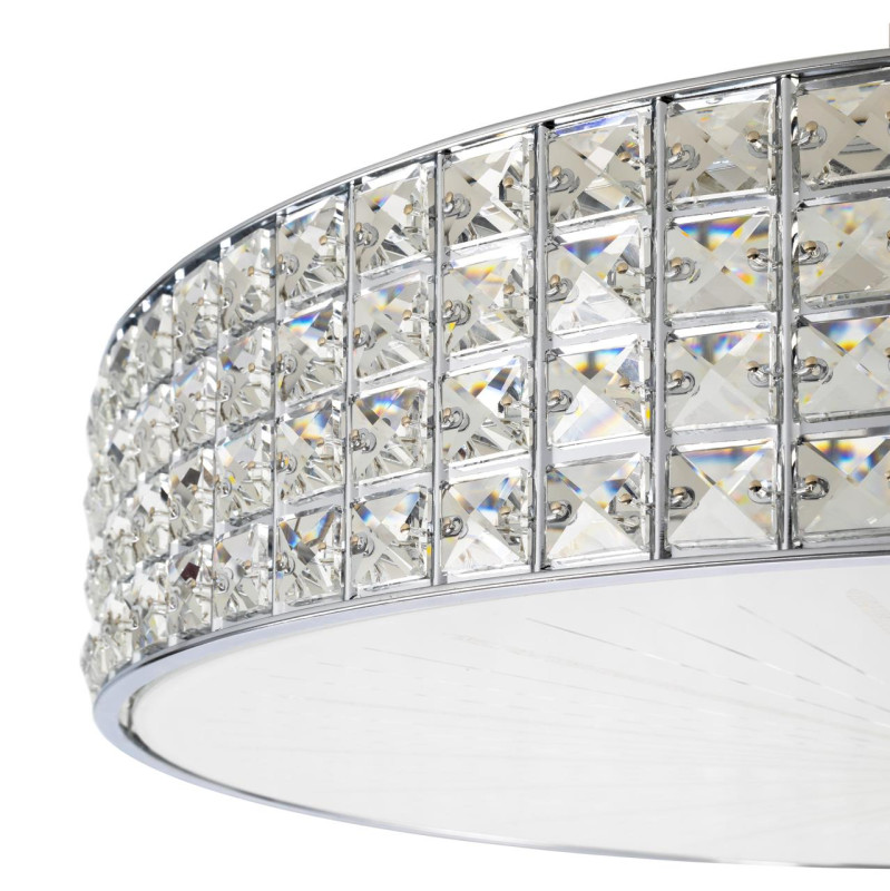 Люстра хрустальная 61 см, 105W, 3000-5500К Citilux Портал CL32410G1 LED RGB с пультом хром