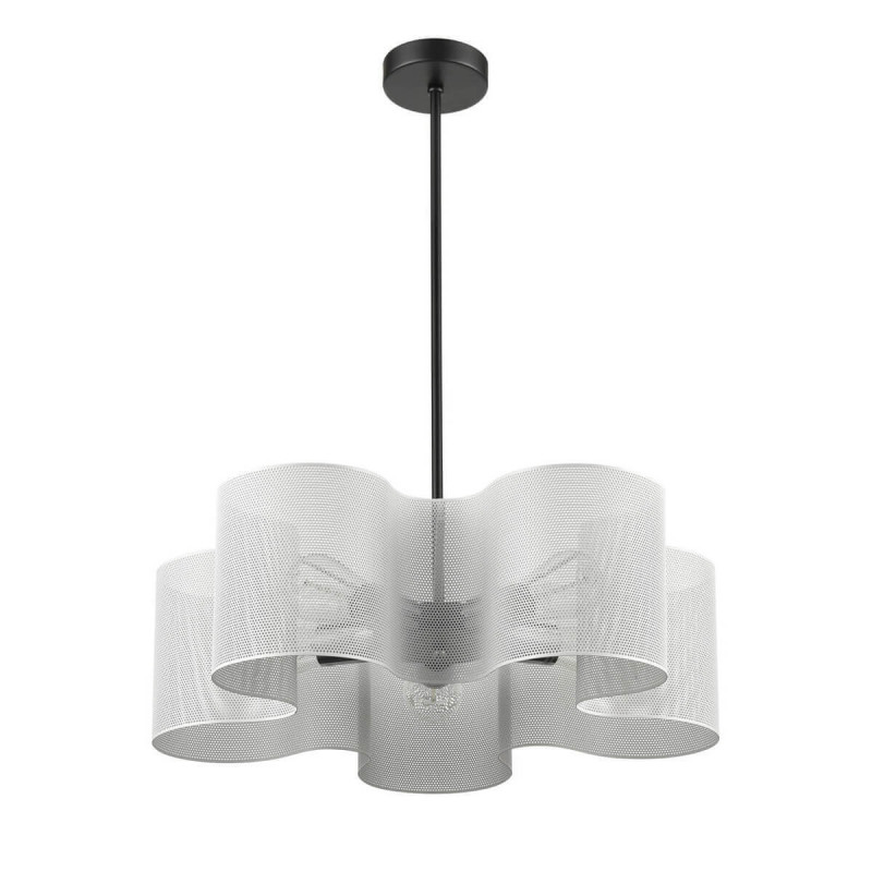 Подвесная люстра  58*70 см, 5*E27 черный, хром Vele Luce Cross VL5272P05