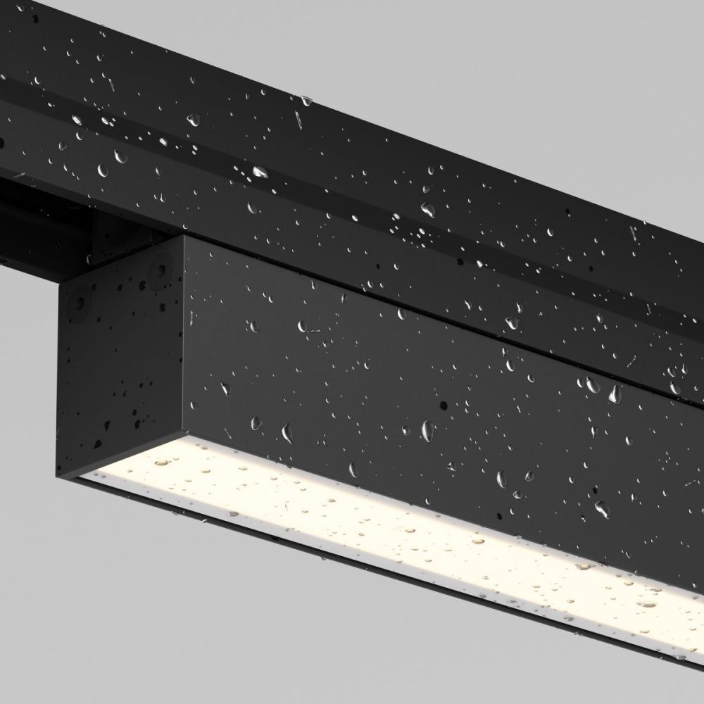 Уличный трековый светильник 120 см, 30W, 3000K, Maytoni Basis O-TR02-1-S-30WB3K, черный