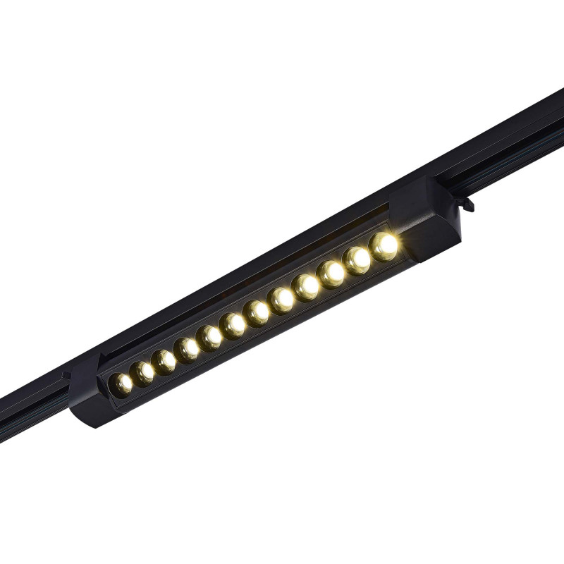 Трековый светильник 39*5 см, 20W 4000K ST LUCE Однофазная трековая система ST367.446.20 Черный