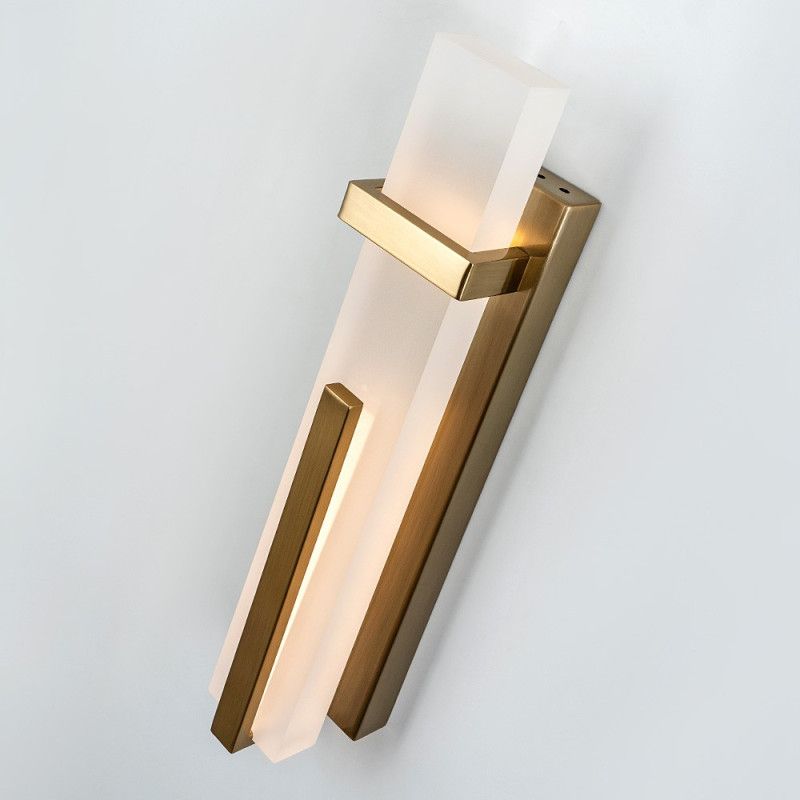 Настенный светильник 40*10,5*7 см, LED 3W 4000K MODELUX ML.547.400 BS латунь