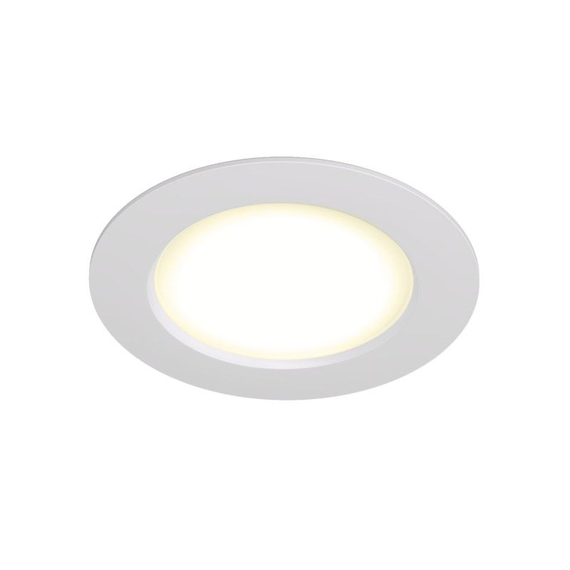 Светильник встраиваемый 9,5*9,5*3,5 см, вр 7,8 см, *LED*5W, 3000K, Denkirs Snartun DK3046-WH, белый
