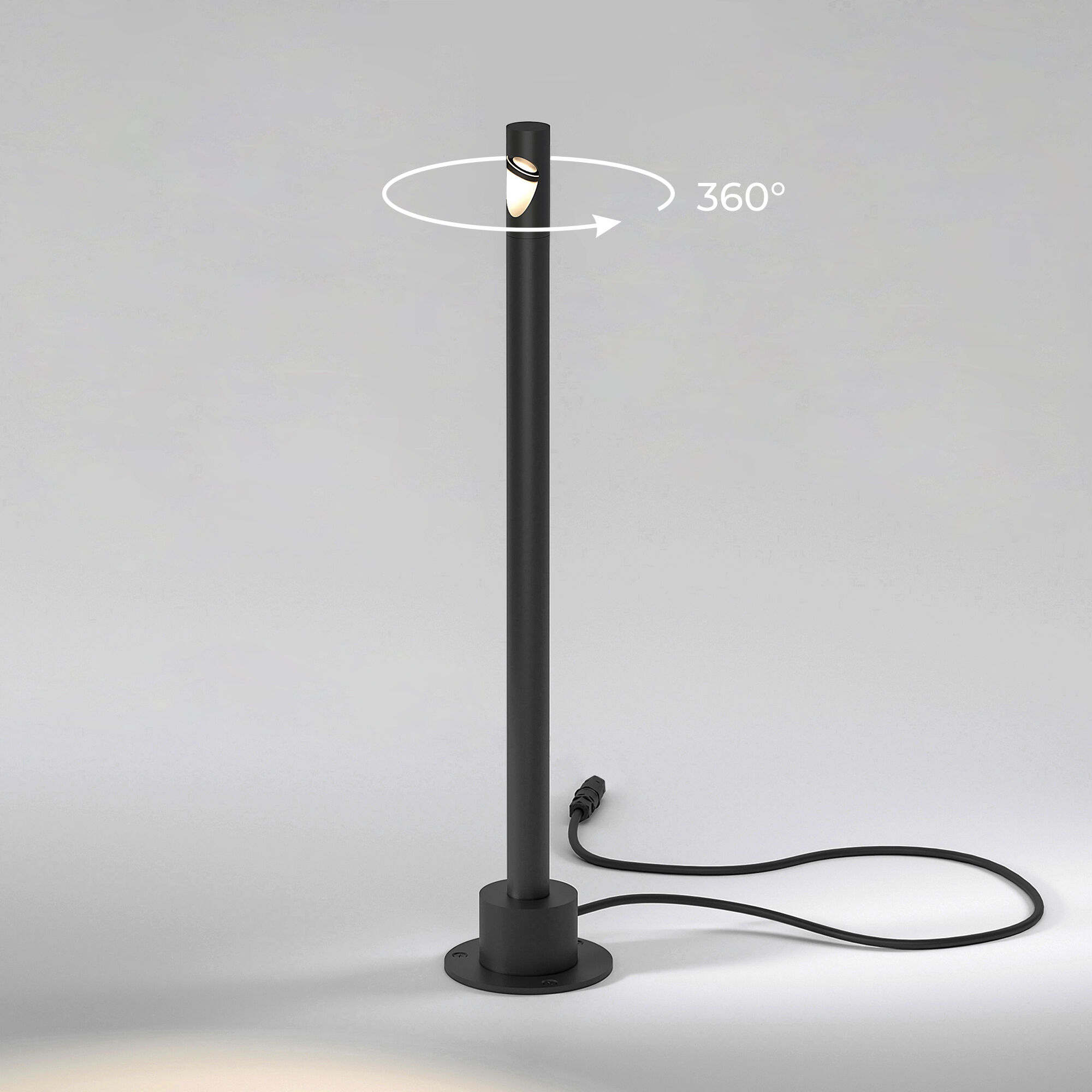 Светильник садово-парковый светодиодный 60 см, 4W, 3000K, Elektrostandard Latent 35174/S, черный 