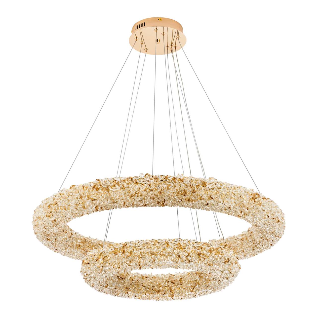 Подвесной светильник 80*50/130 см, LED 230W 2700-4600К MODESTYLE MS.6000.800.500 GD золото