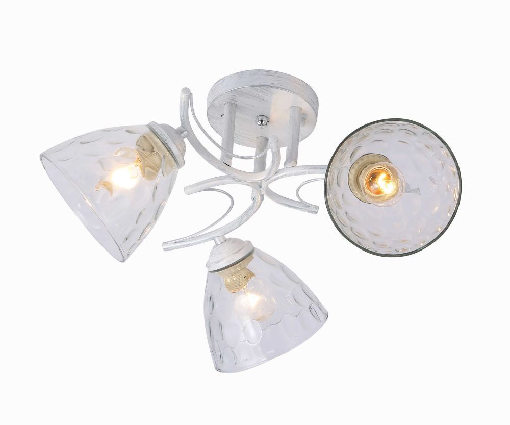 Люстра L500 x W500 x H230, мм, 40W, WT+SV Sfera Sveta 06578/3 WT+SV