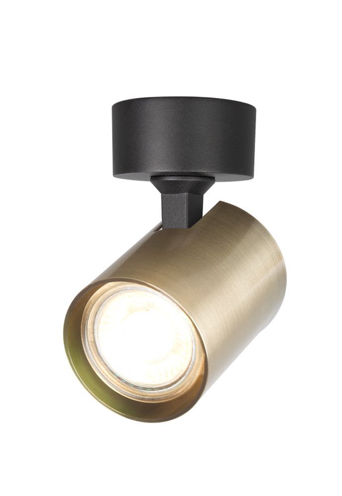 Светильник 6 см, Crystal Lux CLT 017CW1R BL-BZ Черный/бронза