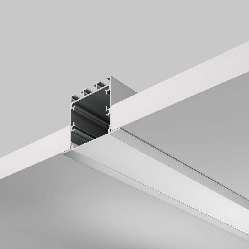 Алюминиевый профиль  Встраиваемый 2000*50*35 мм для светодиодной ленты Maytoni Led strip Серебро ALM-5035-S-2M