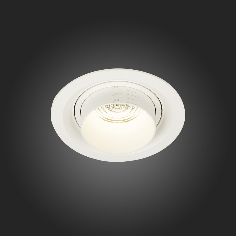 Встраиваемый светильник Zoom 12 см, 12W 4000K ST LUCE Встраиваемые светильники ST701.548.12 Белый