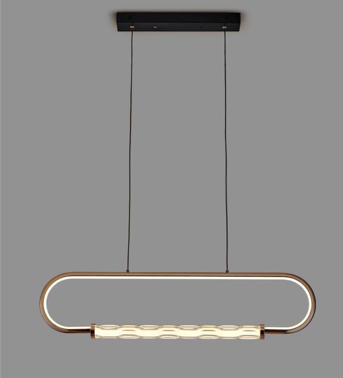 Подвес 9523/1A, 820*200 LED, 50W, 3000K, Alva Donna, Бронза