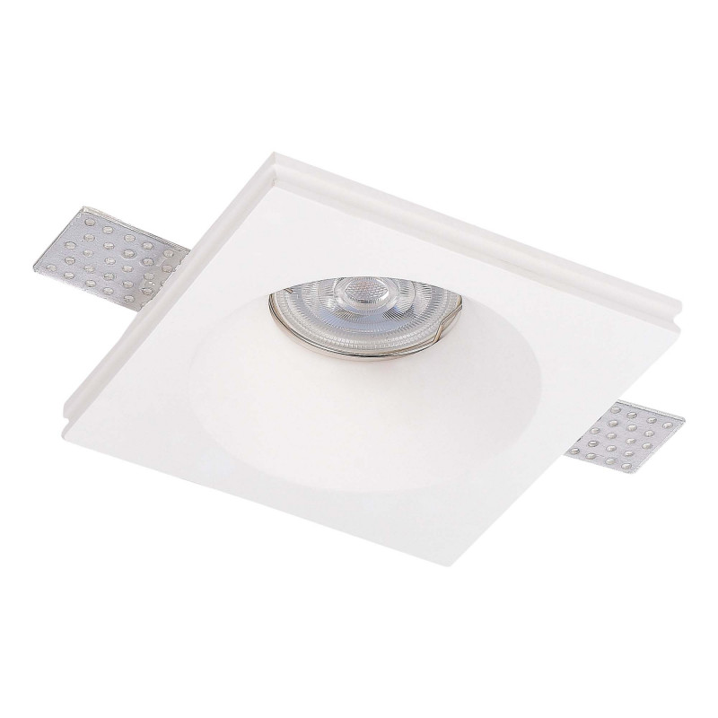 Встраиваемый светильник из гипса 12*12 см, 50W, ST LUCE ST254.328.01 Белый
