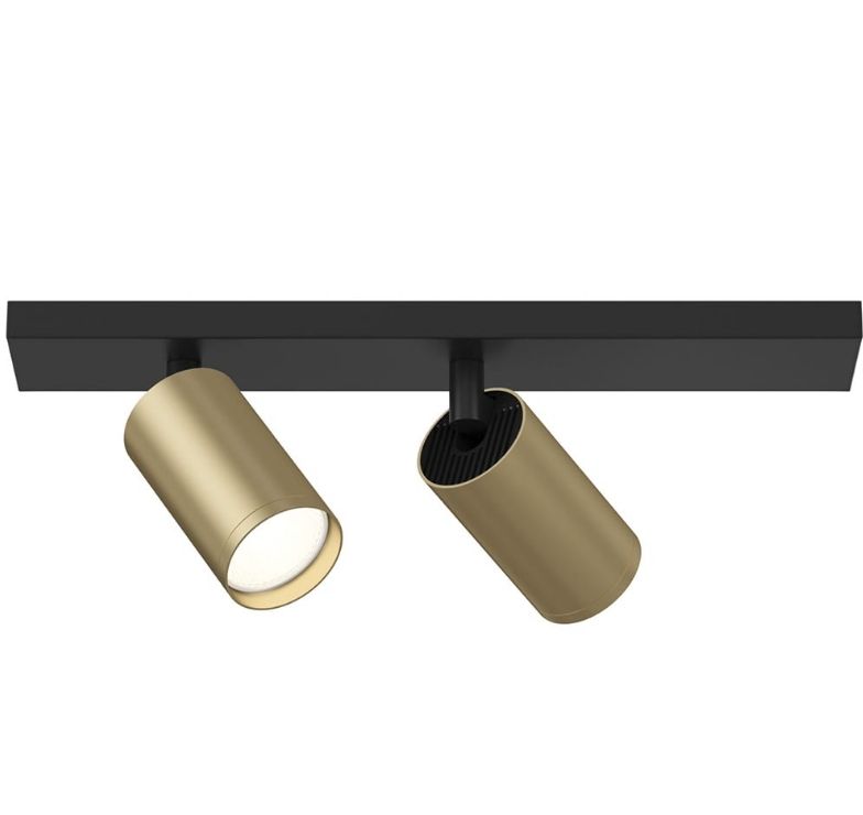 Светильник потолочный FOCUS S C051CL-02BMG, черный-золото