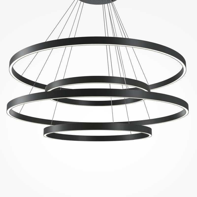 Подвесной светильник 100*20*300 см, LED*165W Rim 3000К-4000К MOD058PL-L174BK Maytoni, Черный