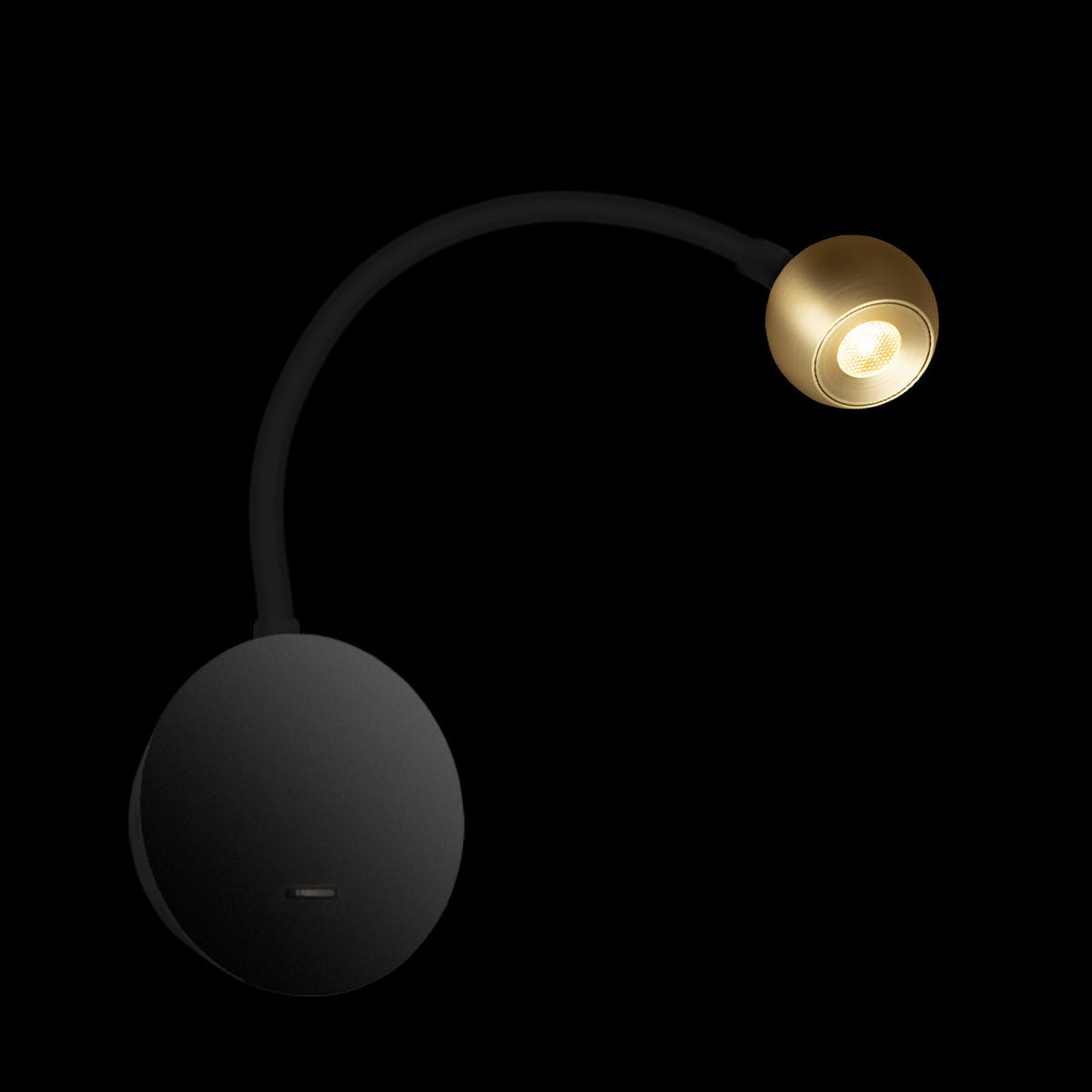 Настенный светильник 10*51 см, 1*LED*3W 3200K LOFT IT Point 10254 Brass латунь