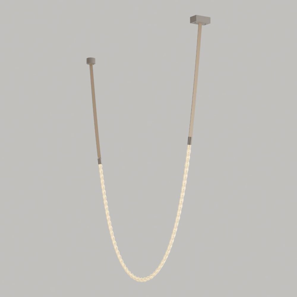 Подвесной светильник 430 см, 55W, 4000K, Lussole River LSP-4006, хром