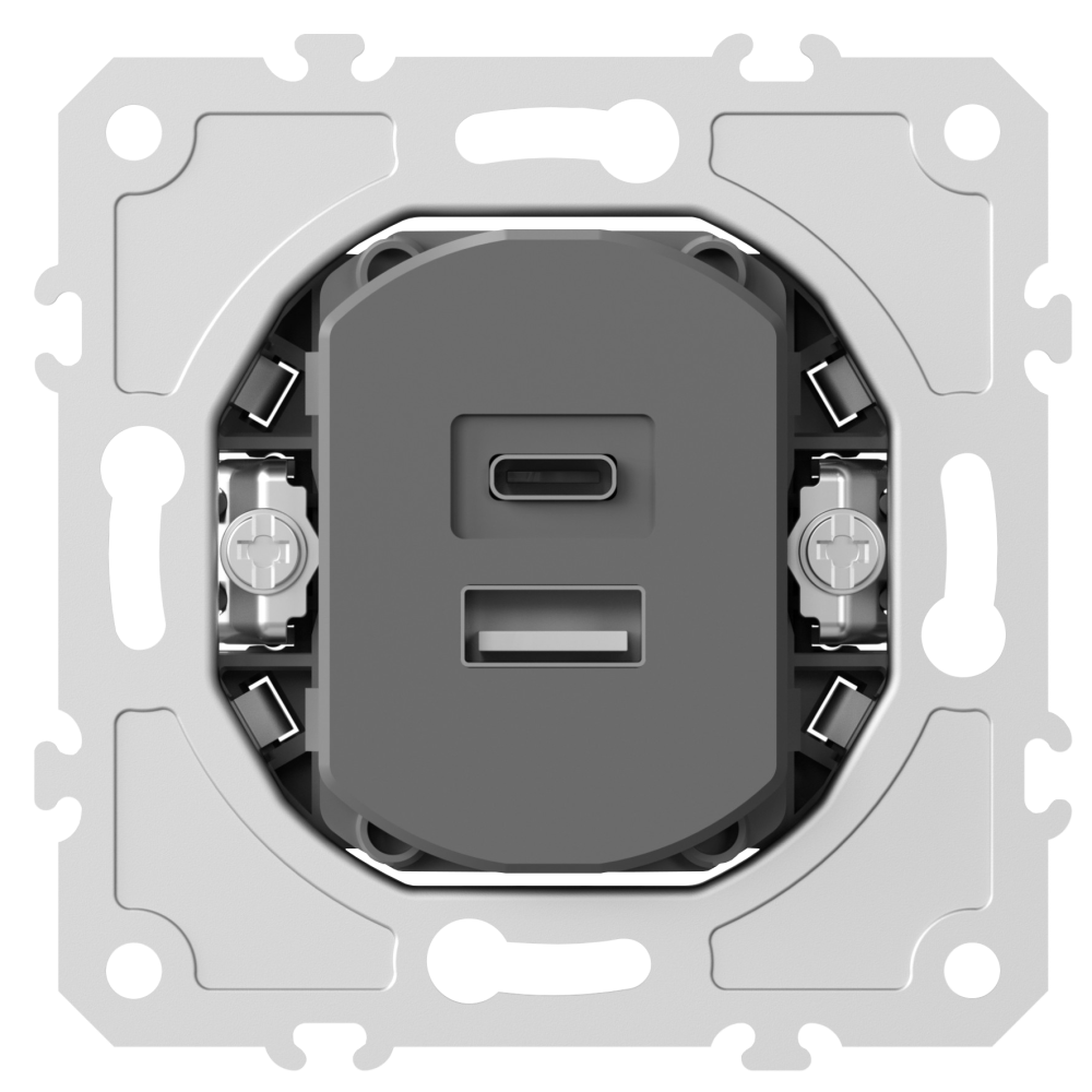 Donel USB зарядное устройство 12Вт, 3100мА, тип A+С, серия DB, DB12310