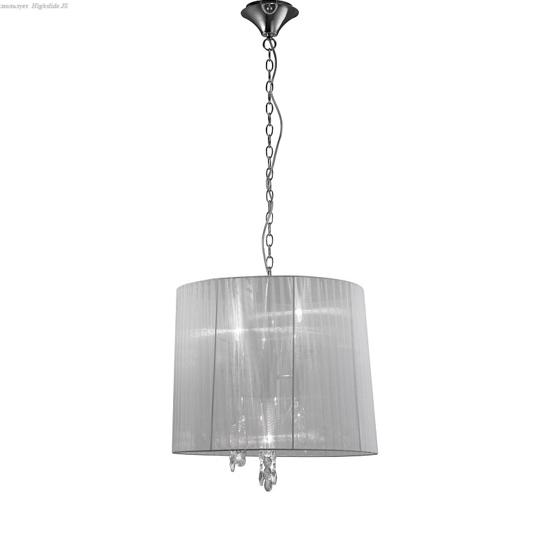 Светильник подвесной диаметр 50 см Mantra Tiffany Cromo 3860 хром