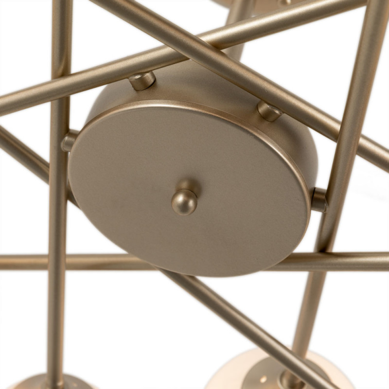 Потолочная люстра Arte Lamp Marco A2703PL-12SG, диаметр 81 см, золото
