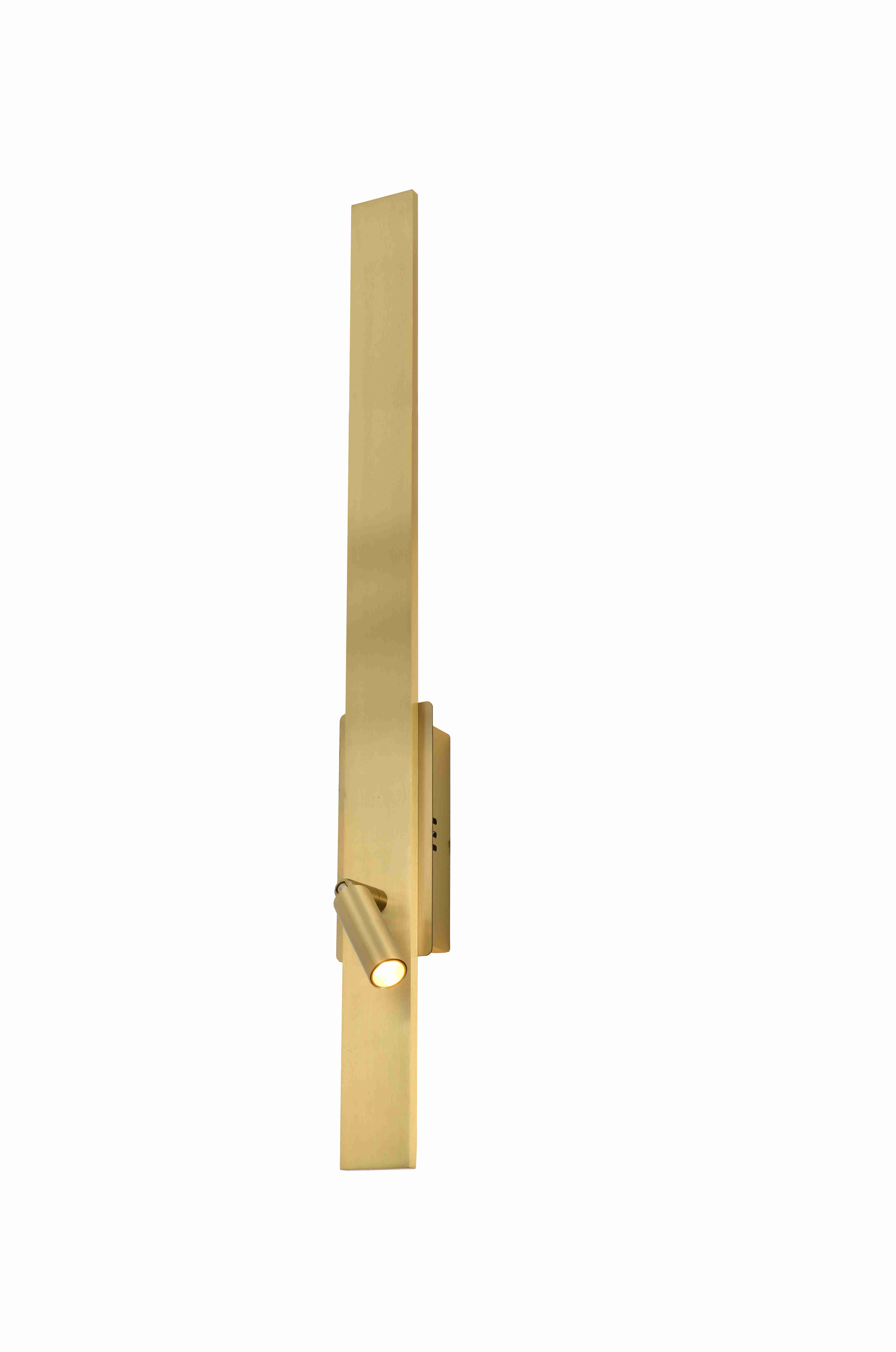 Бра 70*70*600, LED, 11W 4000K NewRgy Technical light 20003MB-60 GD, Золото