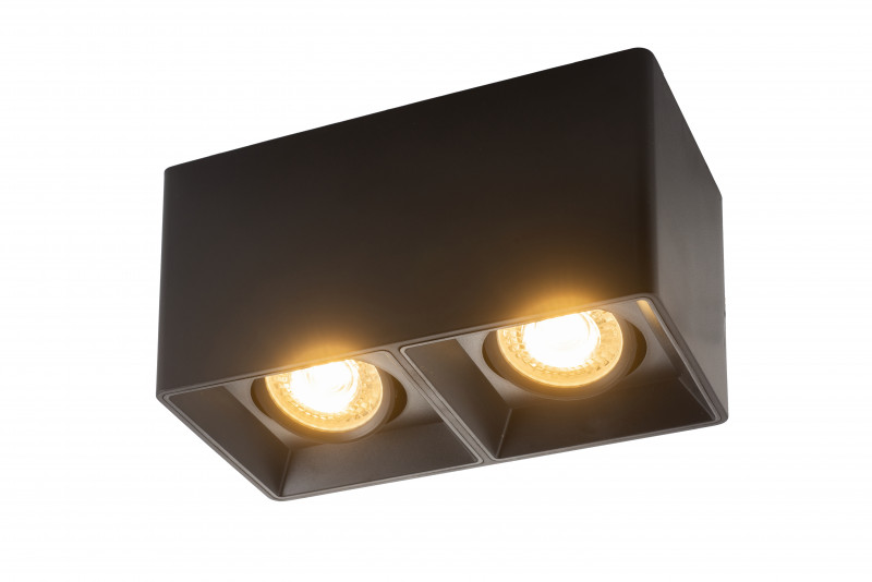 Светильник 19*10 см, MR16(G5,3) 10W, Denkirs DK3035-BK черный