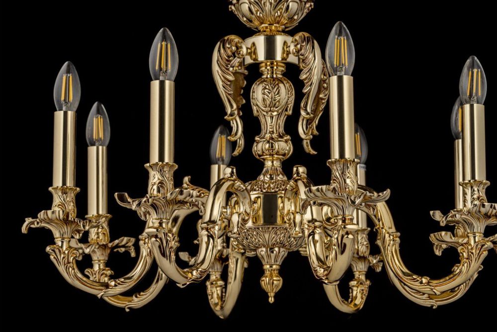 Люстра *67*45 см, 8*E14*40W, Dio D`arte Vivaro Vivaro E 1.1.8 CG, Золото