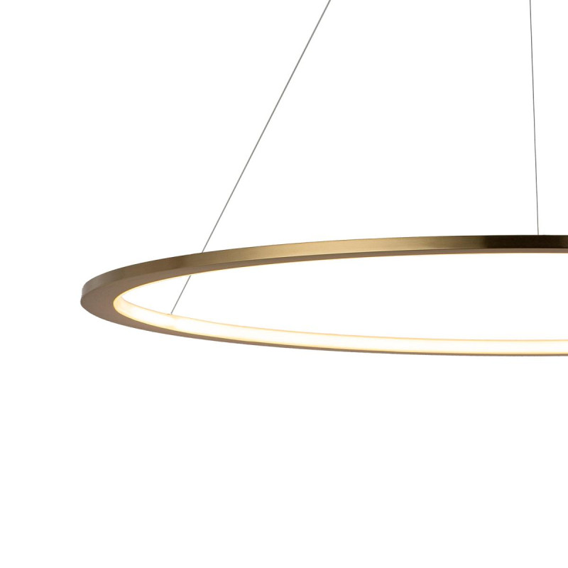 Подвесной светодиодный светильник Loft IT Ring 10014XL, 36W LED, 3000K, диаметр 100 см, золото