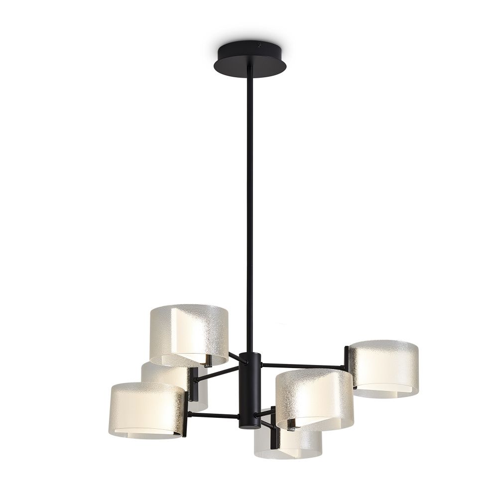 Потолочный светильник 43-73 см, 6LED*5W, 3000K, Freya Ice FR5541CL-L30B, Черный