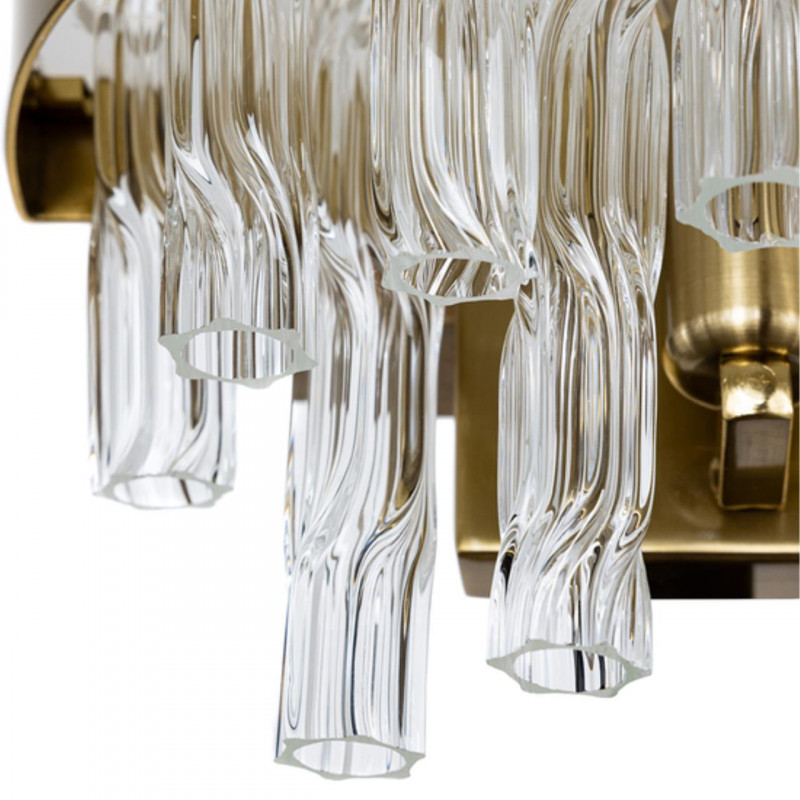 Бра 23*13 см, 1*E14*60W, К, Divinare Meadow Латунь 6053/17 AP-1