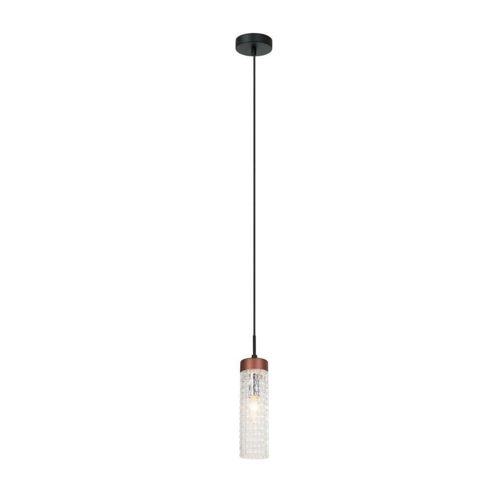 Подвесной светильник Favourite Flumen 2567-1P, коричневый-черный