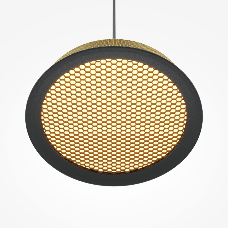 Подвесной светильник 15,3*328 см, LED, 12W, 3000К, Maytoni El MOD041PL-L15G3K черный
