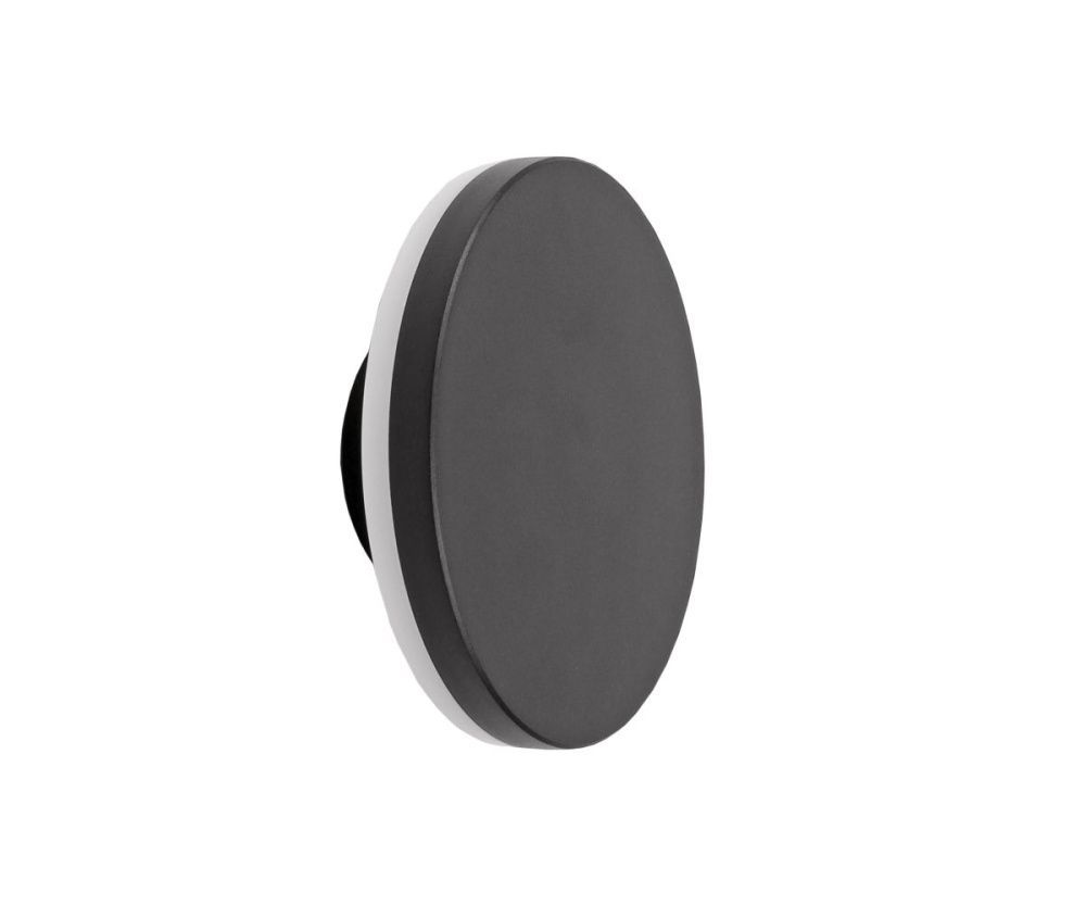 Уличный настенный светильник 15 см, 10W, 4000K, Kink Light Затмение 2300,19, черный