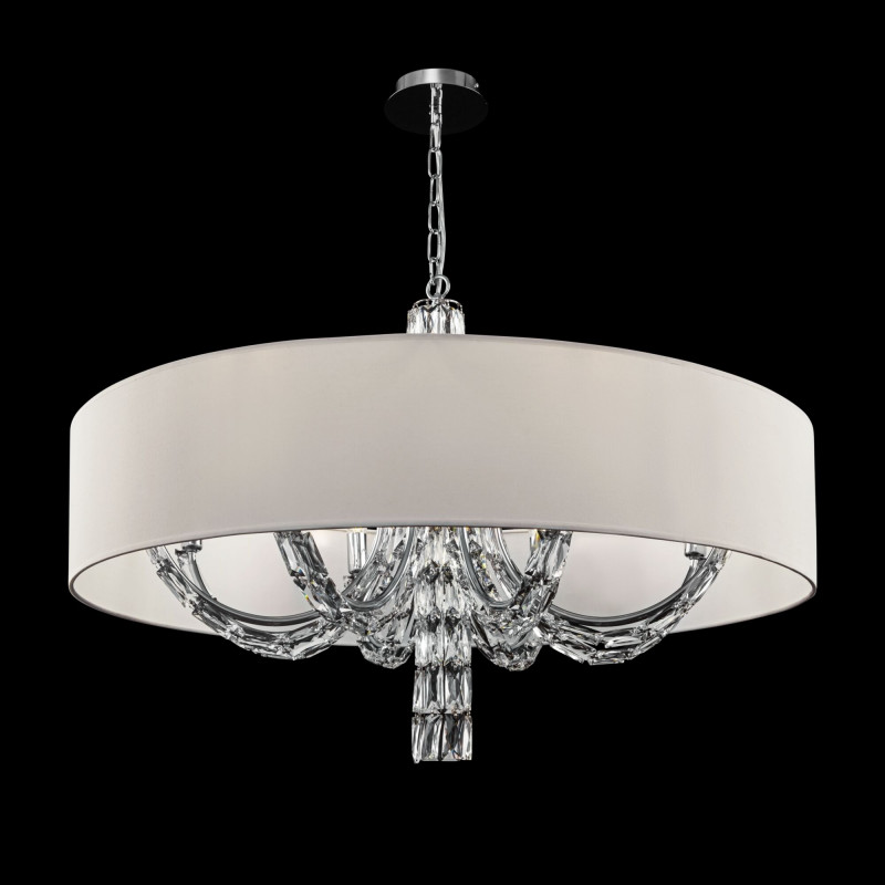 Подвесная люстра Maytoni Talento DIA008PL-08CH, диаметр 88 см, хром