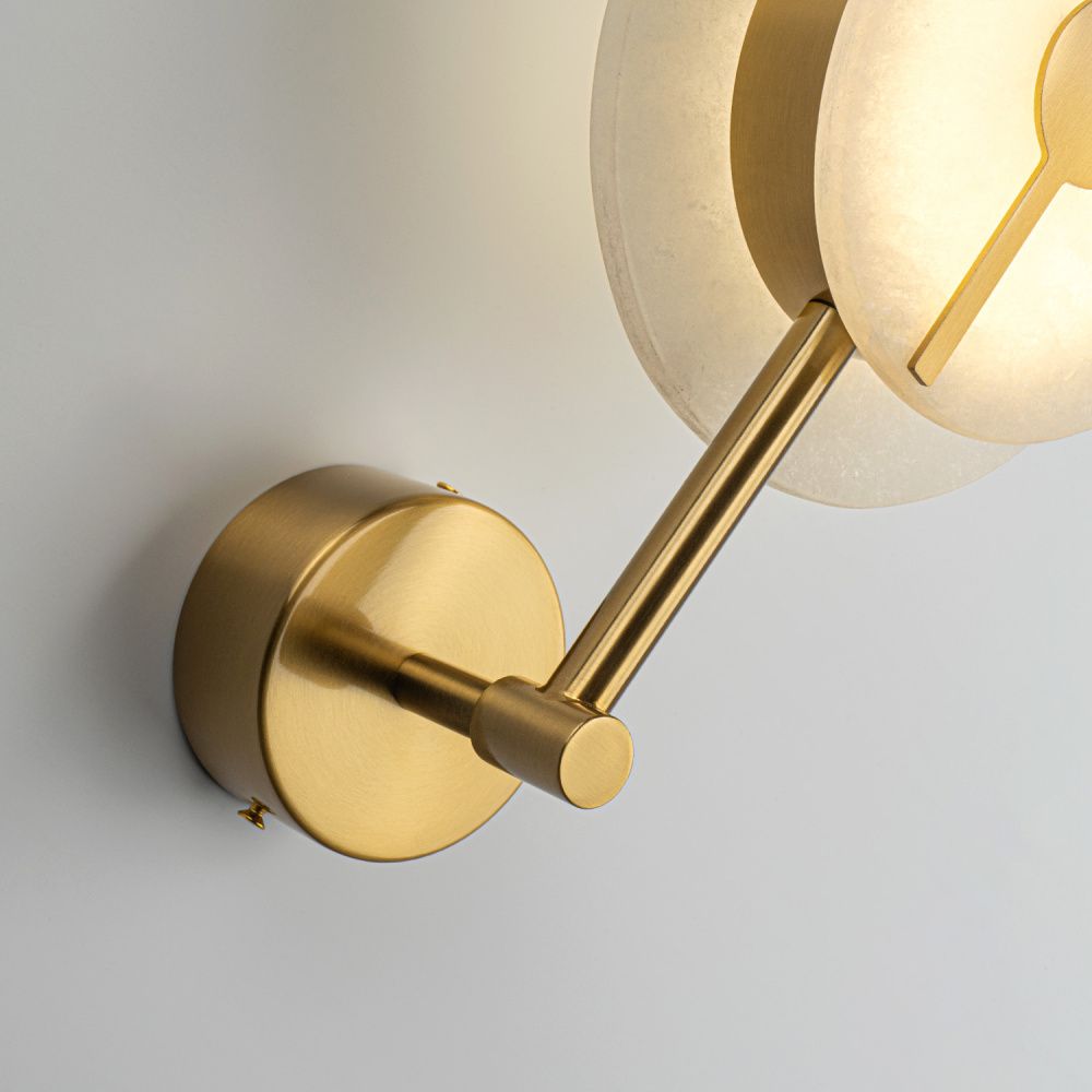 Бра 18*10,5*-60 см, *LED*12W, 4200K, Modestyle  MS.1606.600 BS, Латунь