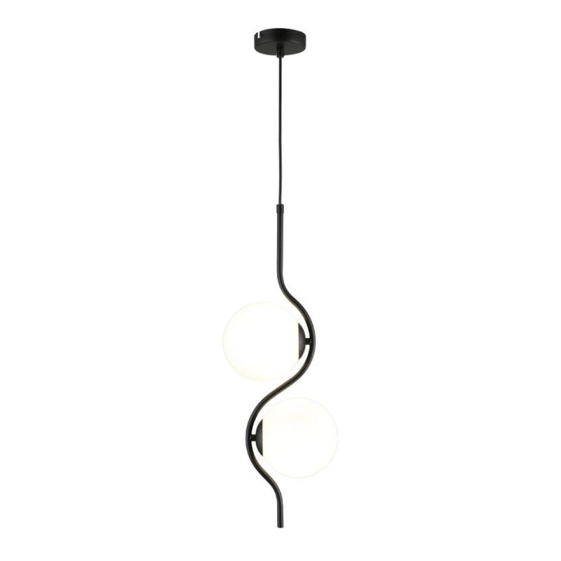 Подвесной светильник 22*80-160 см, 2*G9, 5W, Aployt Jagna APL.312.06.02, черный