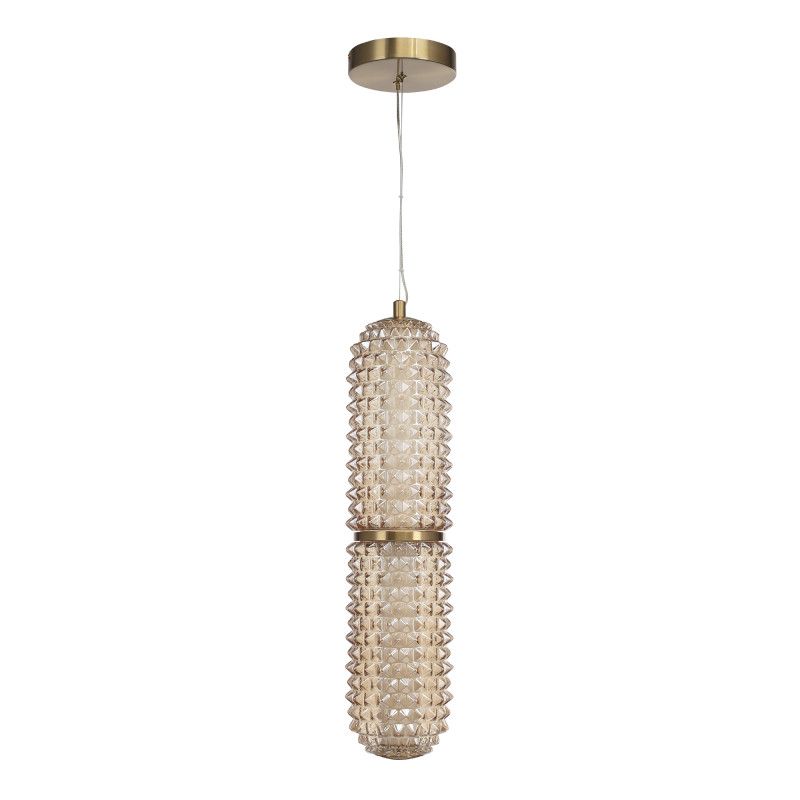 Подвесной светильник 15*150 см, 1*LED*22W, 4000K, ST-Luce Saguaro SL6144.303.01, латунный