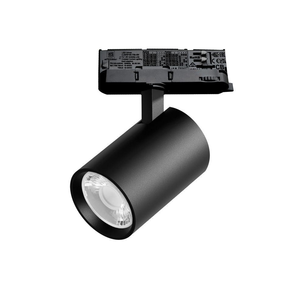 Светильник Quattro с адаптером *7*10,8 см, *24W, 4000K, Lightstar Alta Base A5247QT15G, Черный