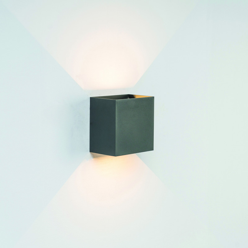 Бра *15*15 см, LED *  20W, 4000К Mantra Davos Xl 7651, серый