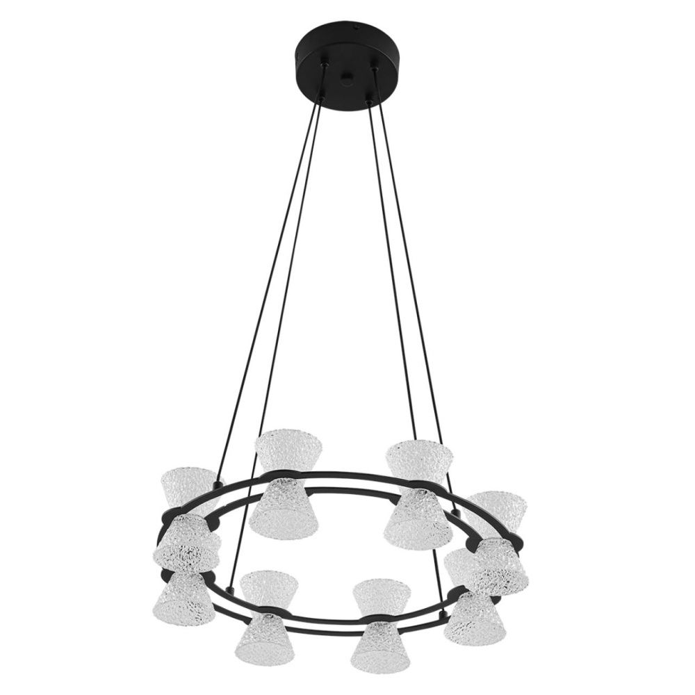 Люстра подвесная *67*120-120 см, 1*LED*28W, 3000K, Lumion Vinora 8341/28L, черный