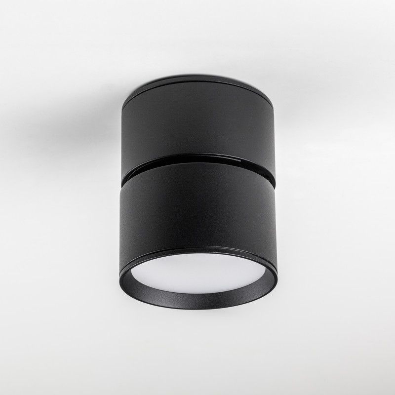 Спот *8*-9,6 см, *LED*9W, 3000/4000/6000K, Lightstar Acuto 215837, черный