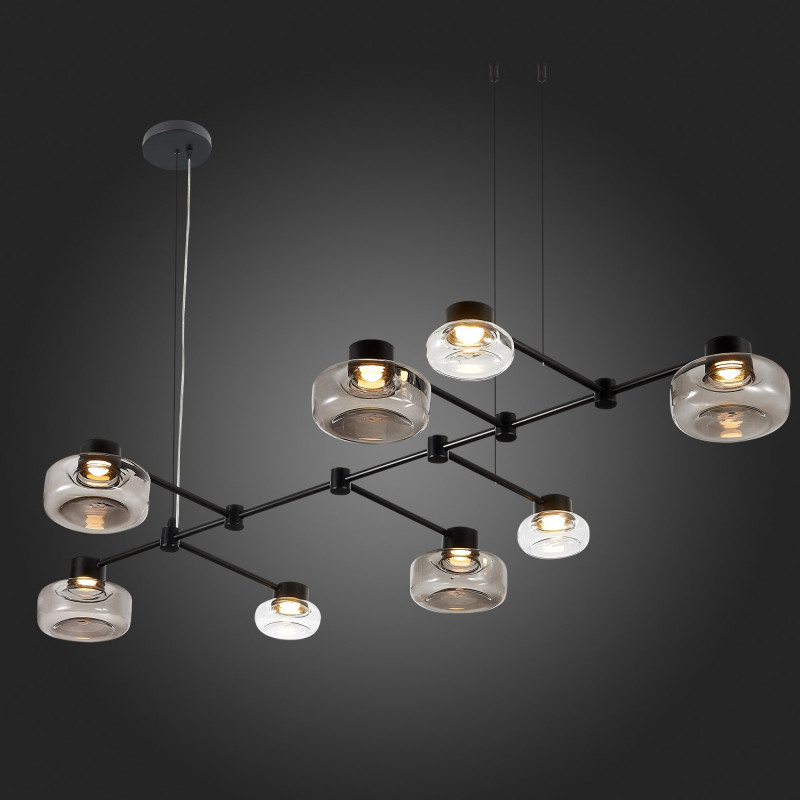 Светильник подвесной 138*70 см, 24W 3000K ST LUCE VALLO SL6005.403.08 Черный