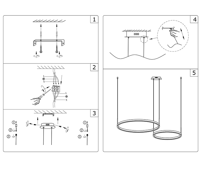Люстра Kink Light Тор 30*60 см, Led 60w (3000K), матовое золото, 08219,33P(3000K)