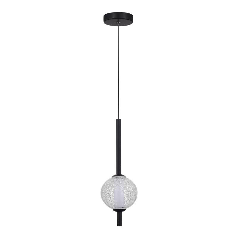 Светильник подвесной светодиодный PEEK 1*LED*8,5W 3000K ST LUCE SL6120.403.01 черный