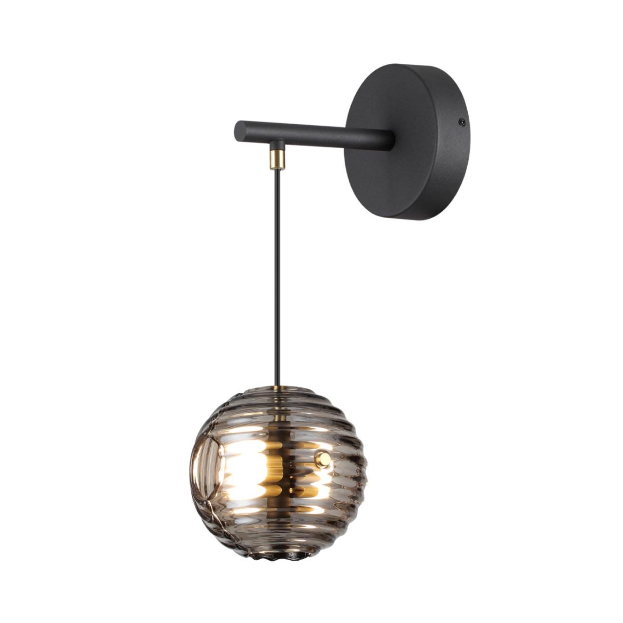 Бра 23,8*14,2*46,5 см,  LED*W, 4000 К, Odeon Light Troni, черный 5041/12WL