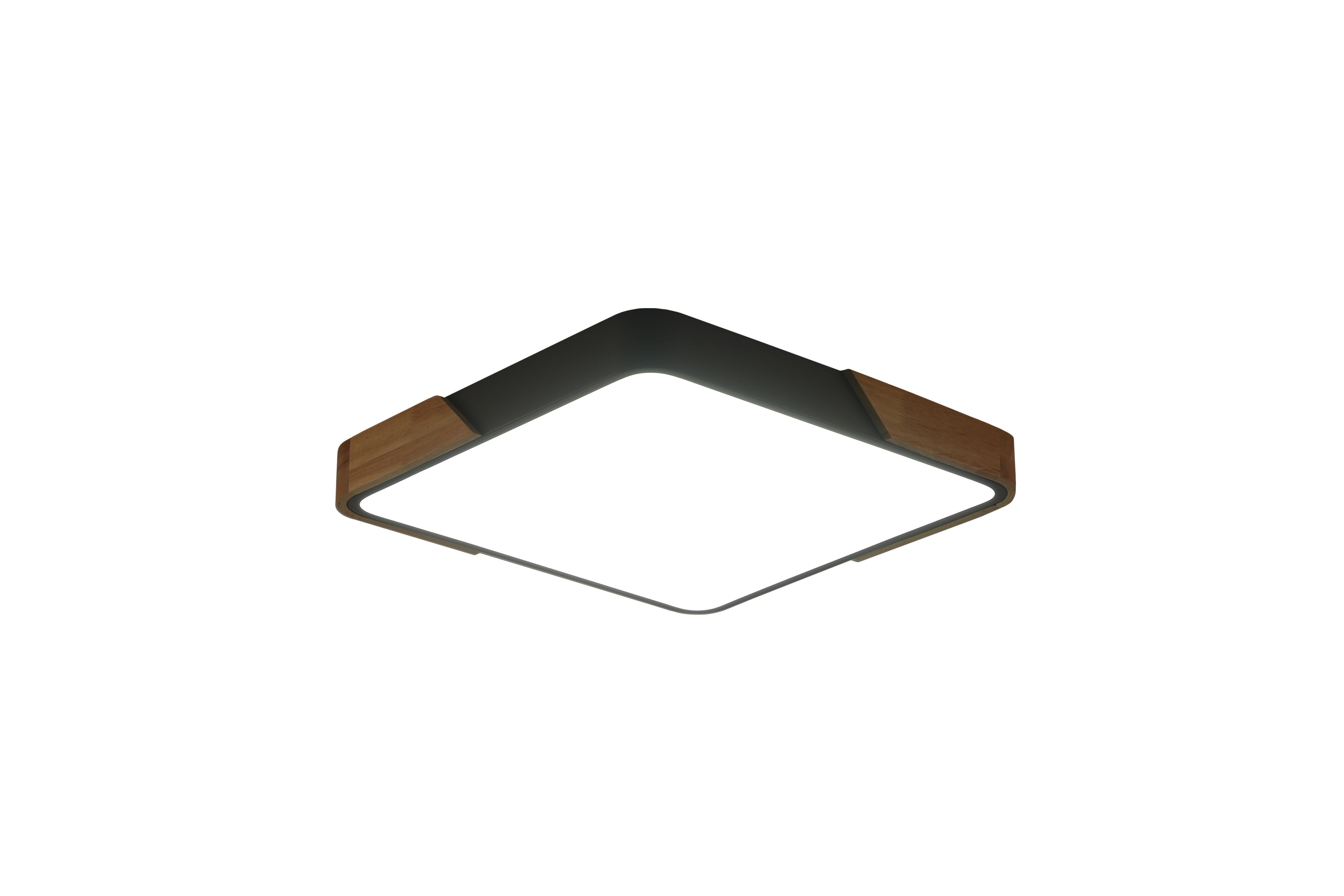 Светильник 30*30*5 см, LED 24W 4000K серый Zortes Alberro ZRS.01288.24